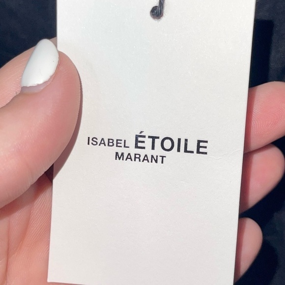 NWT ISABEL MARANT ETOILE Black Topaz Ruffle Mini Dress Size FR 36/US 4 - Picture 11 of 13